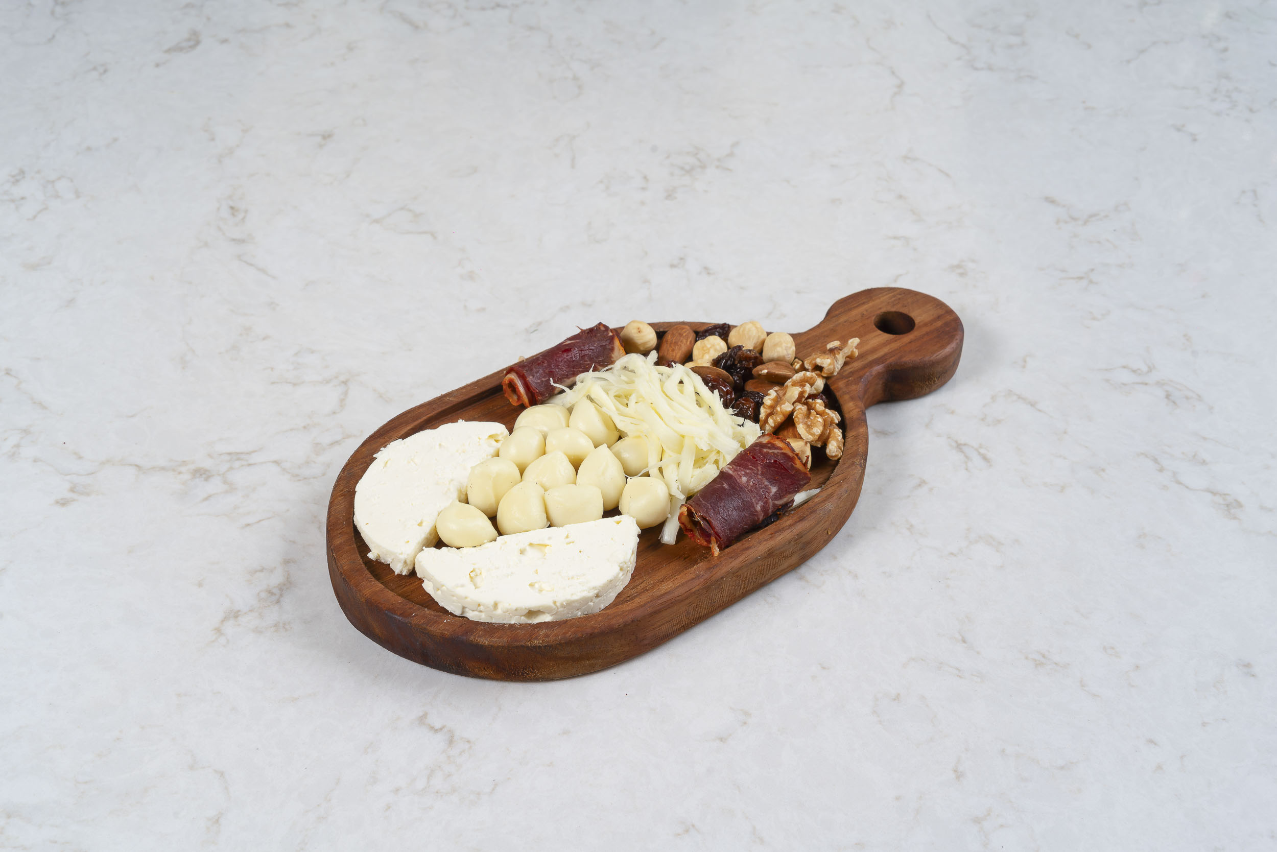 assorted cheese platter