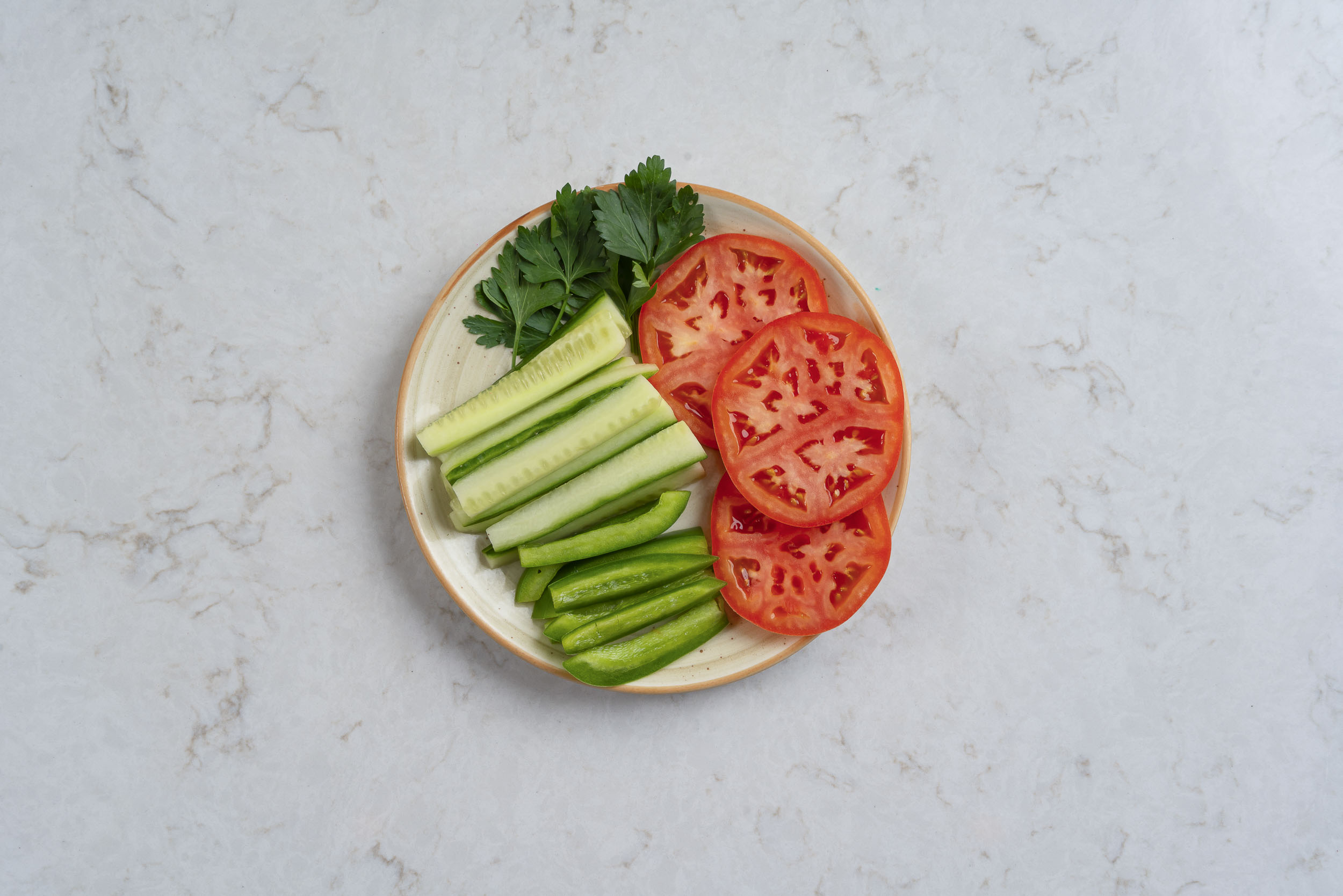 shepherd’s salad plate