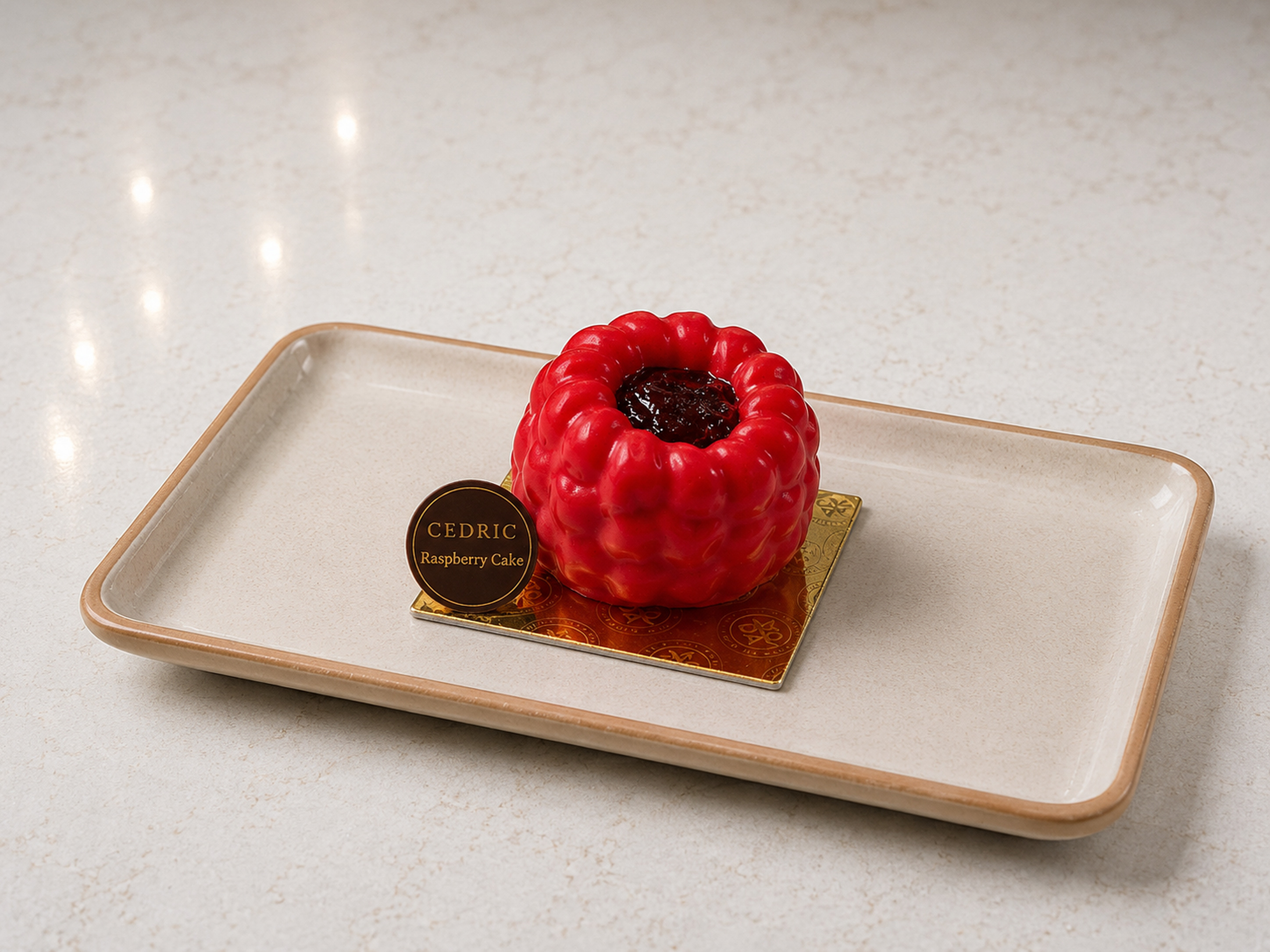 cedric raspberry cake