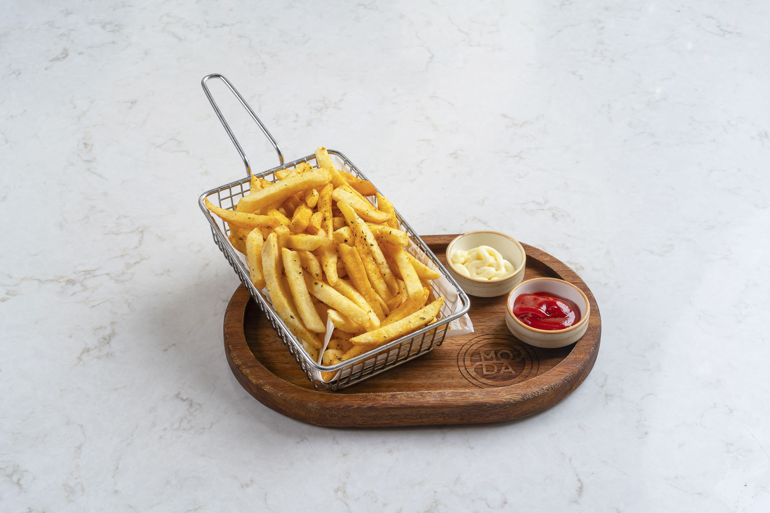 french fries with house spices
