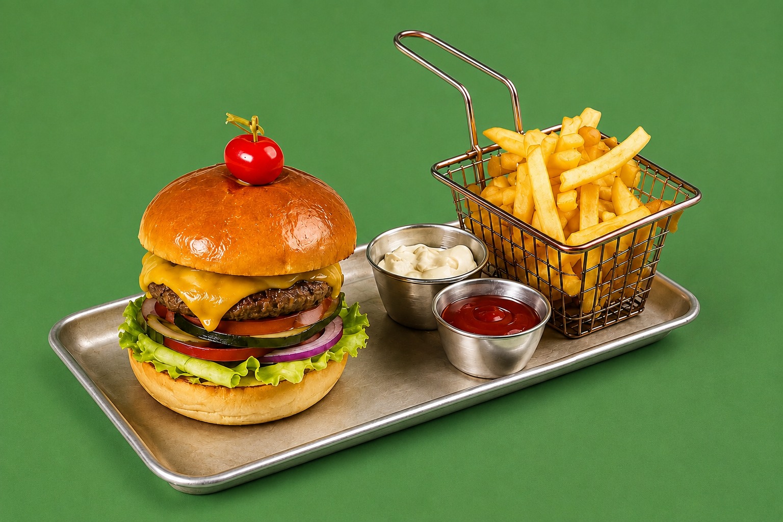 moda burger + fountain drink