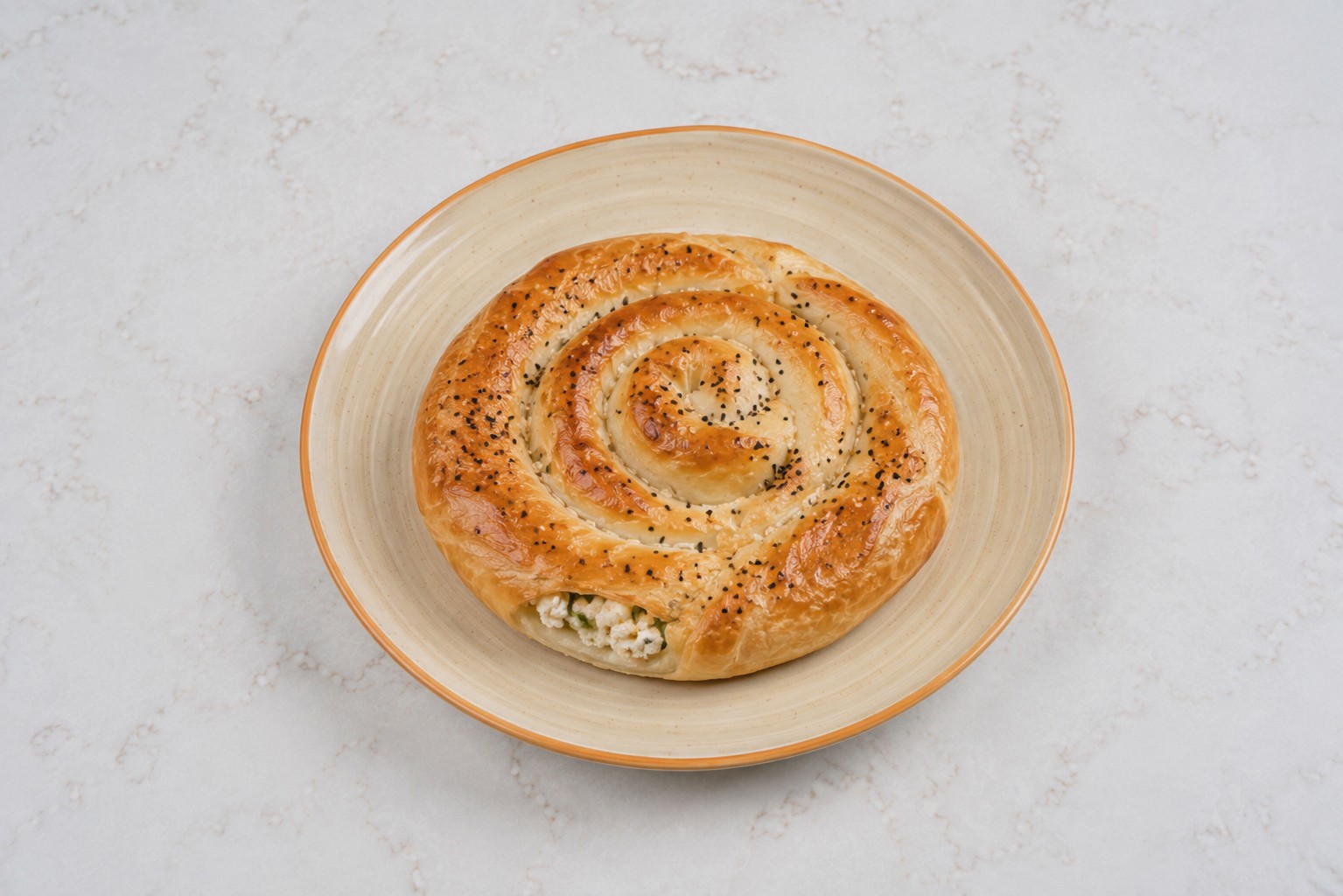gul (rose) borek white cheese