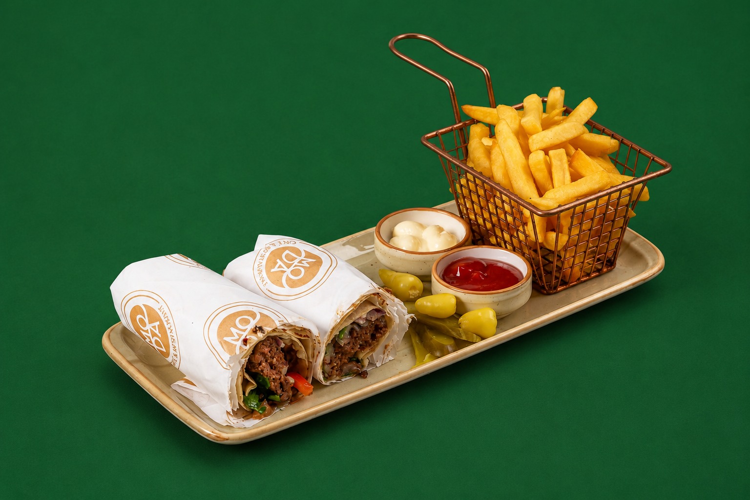 kofte wrap + fountain drink