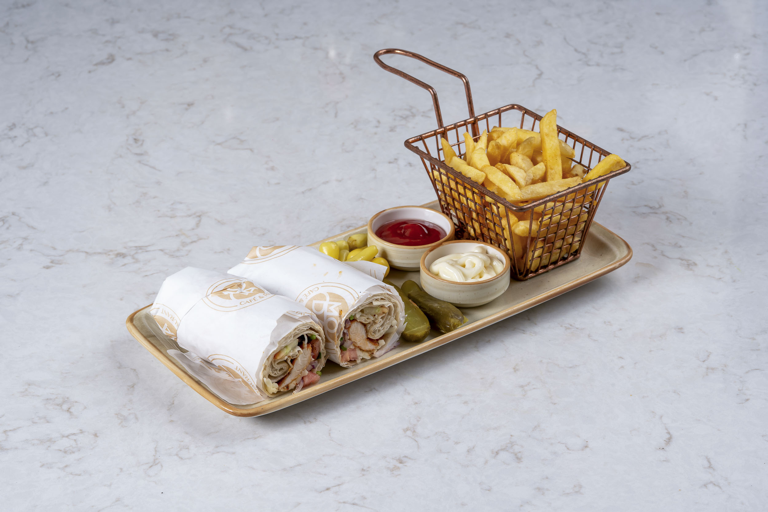 grilled chicken wrap