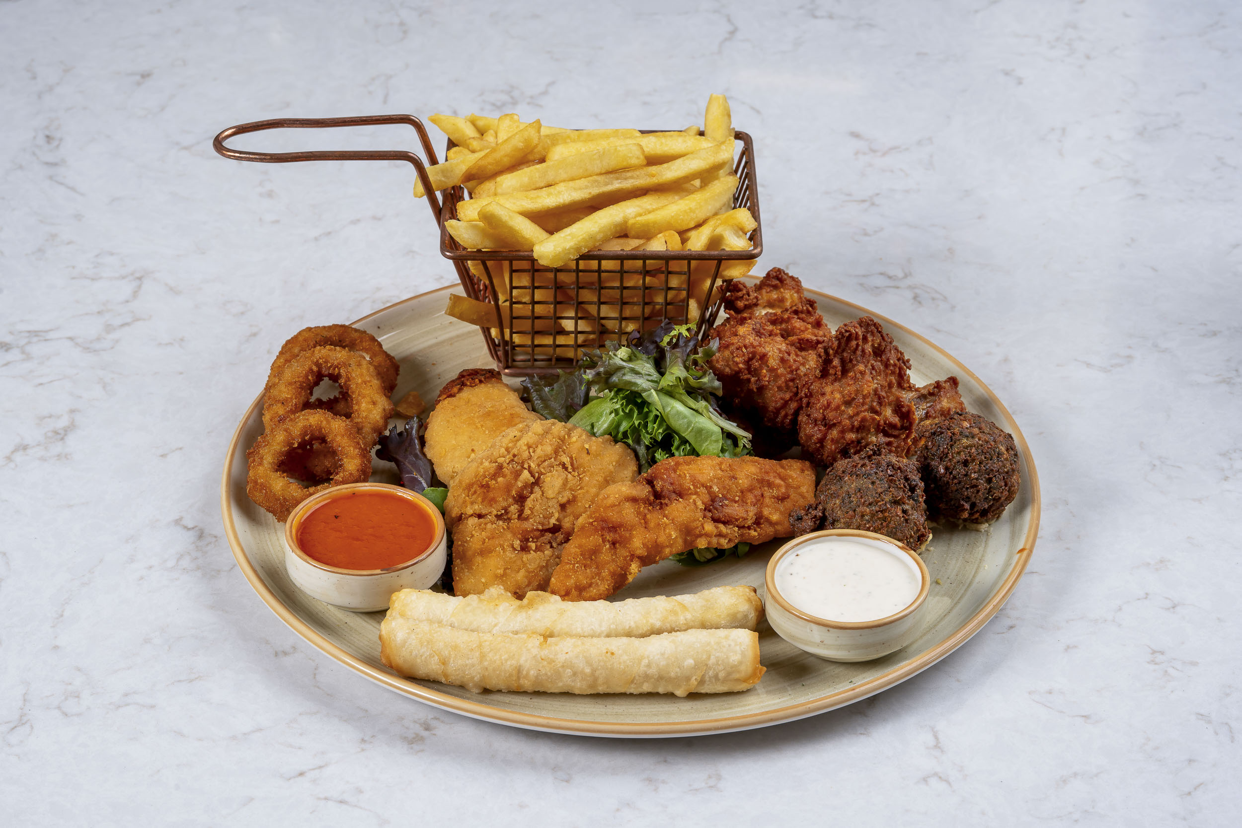 hot appetizer sampler