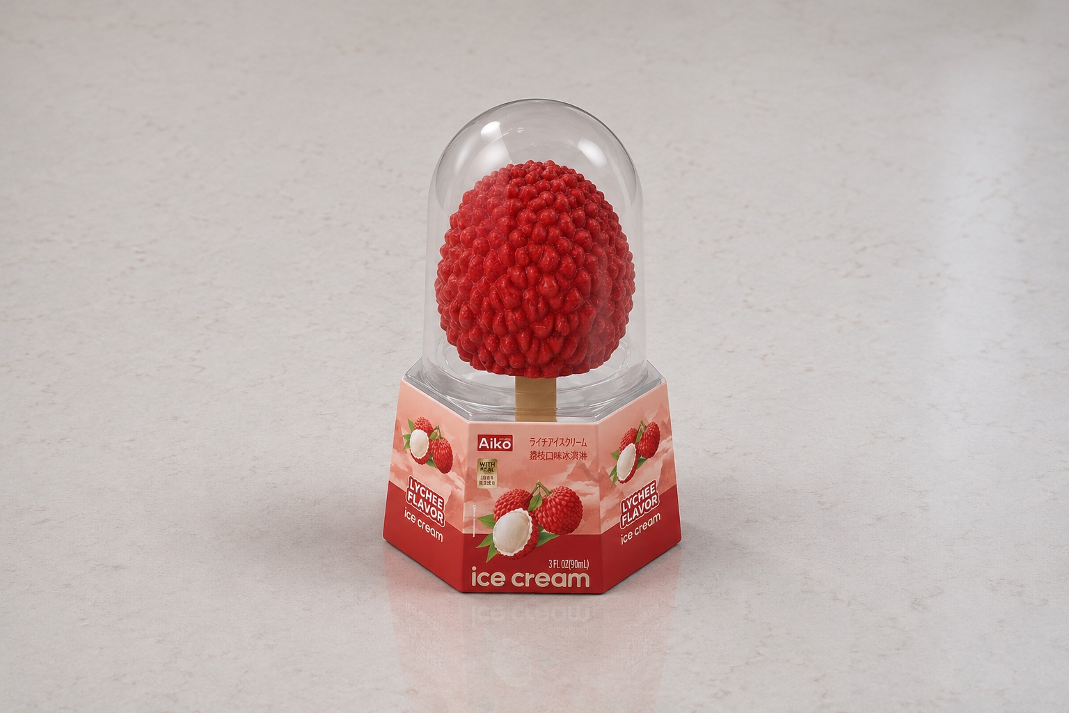 aiko garden, ice cream lychee flavored