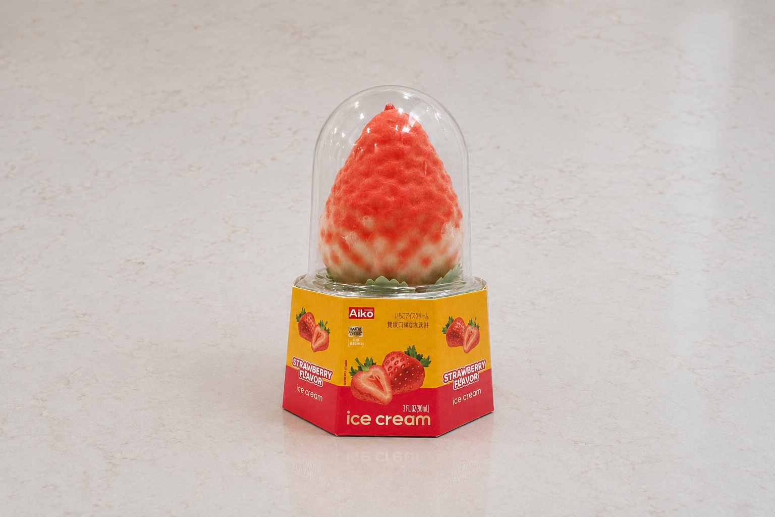 aiko garden, ice cream strawberry flavored