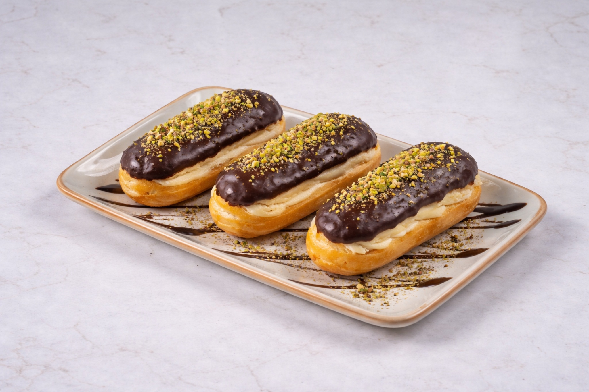 chocolate eclairs