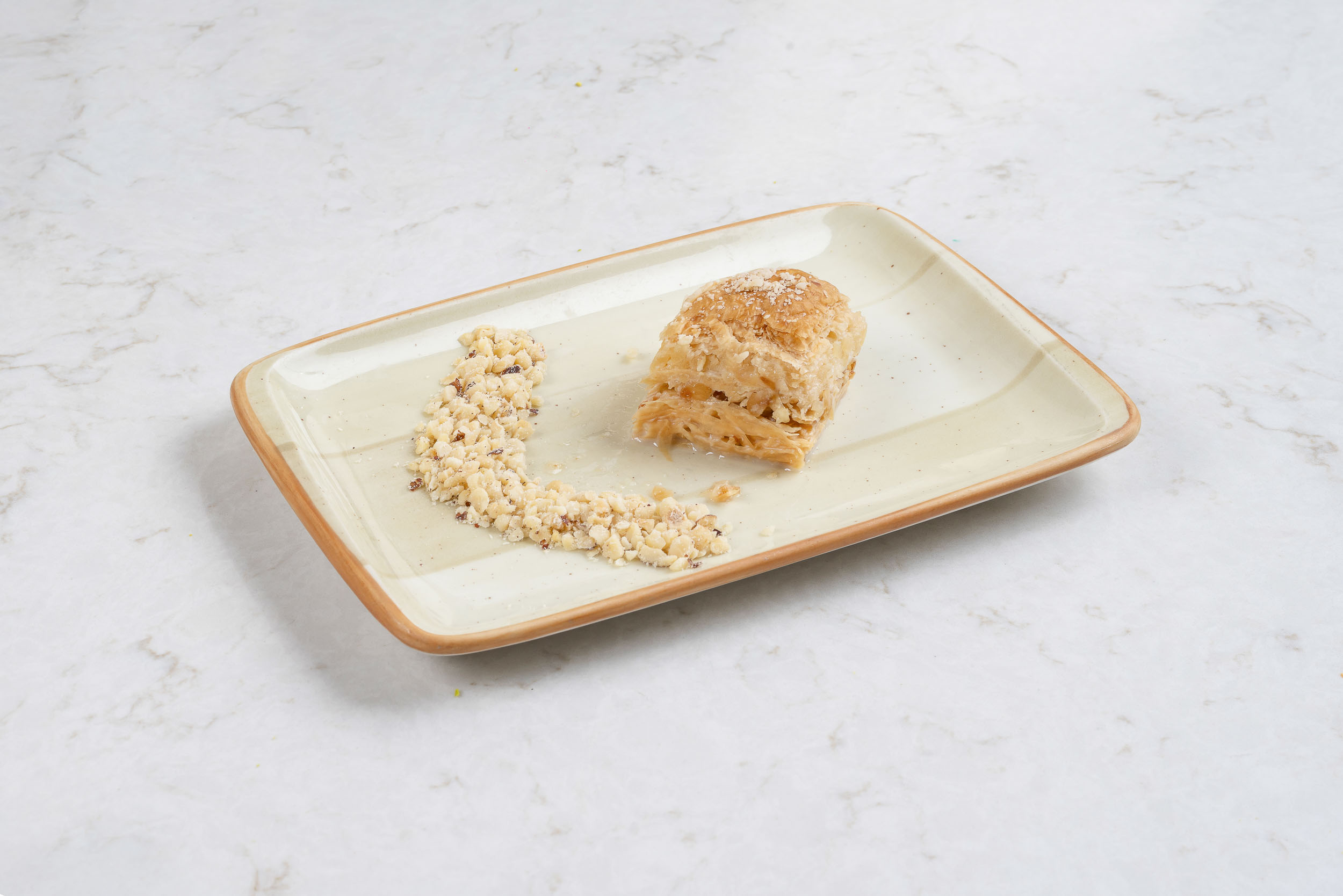 milk hazelnut baklava