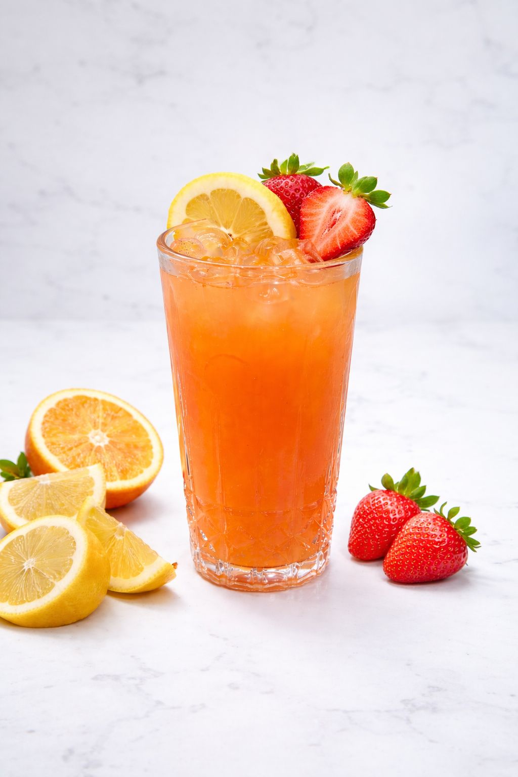fresh strawberry lemonade