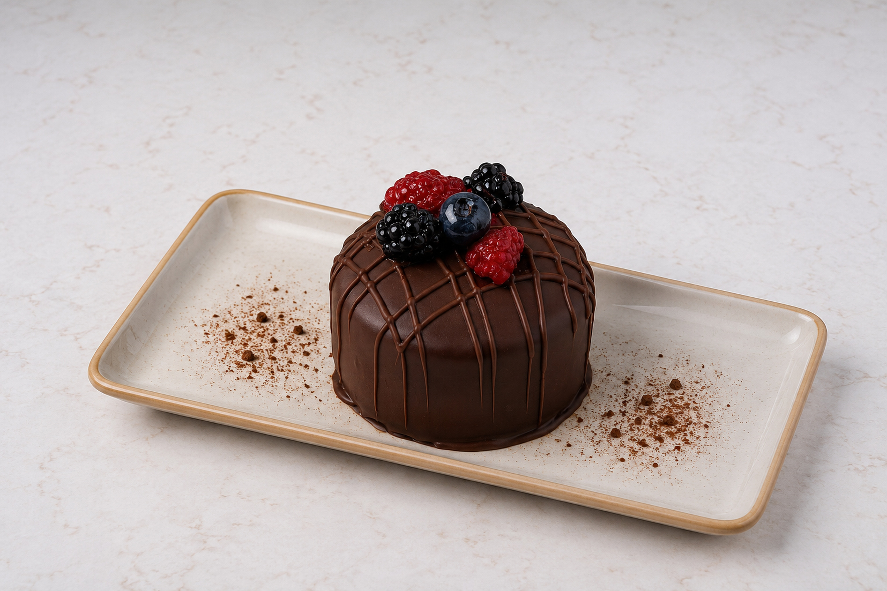 chocolate berry crown