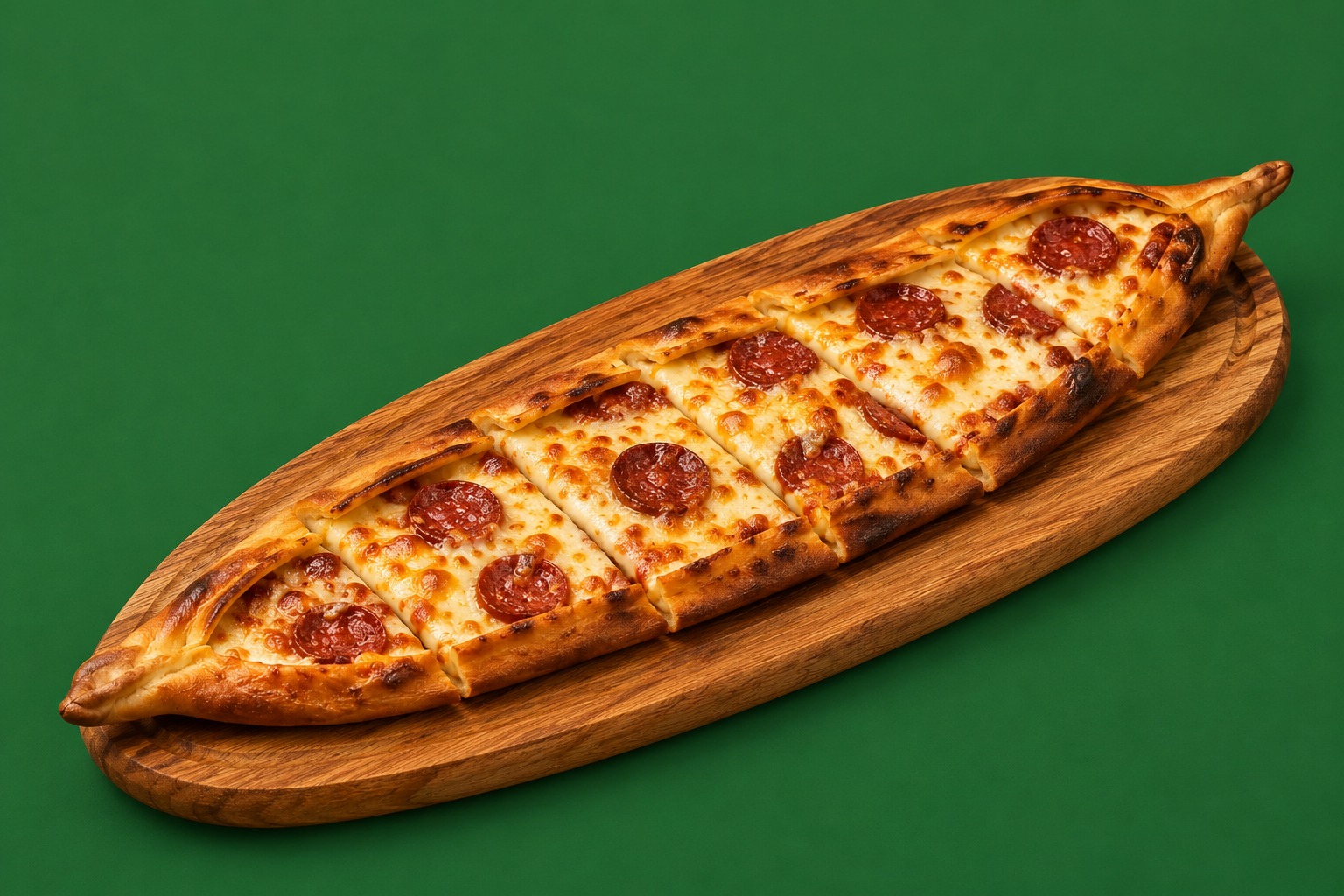 sucuk & cheese pide + fountain drink